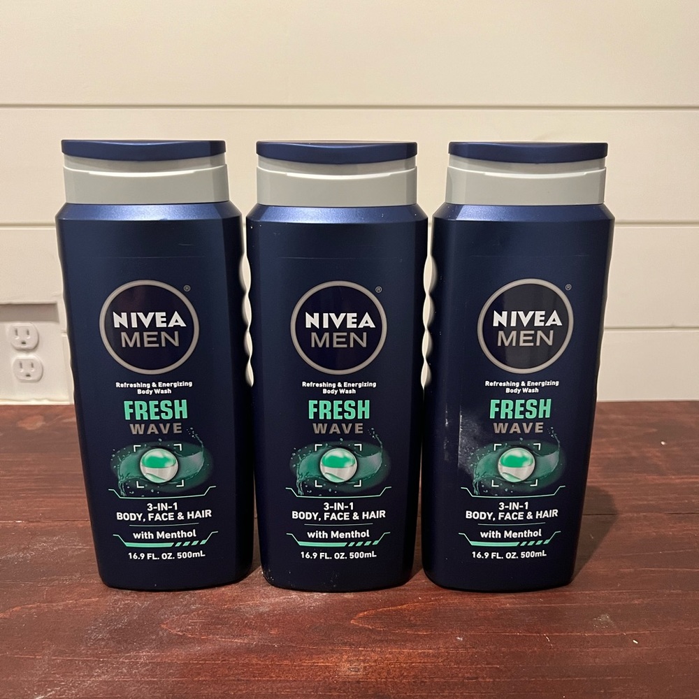 NIVEA MEN FRESH WAVE BODY WASH